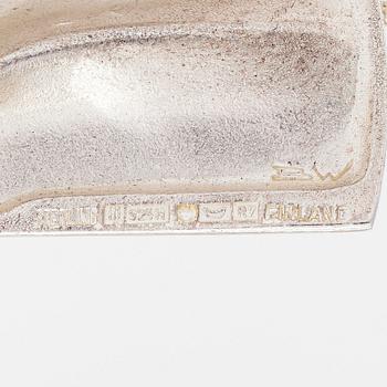 Björn Weckström, Brosch "På ytan", sterlingsilver. Lapponia 1970.