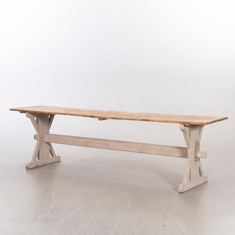 LÅNGBORD, allmogestil, modern tillverkning.