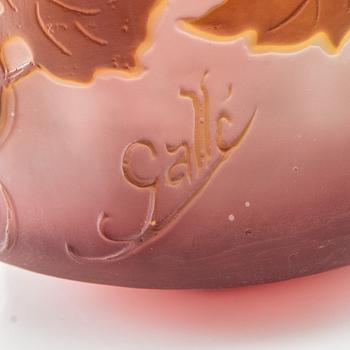 Emile Gallé, bowl Art Nouveau Nancy, France early 20th century.