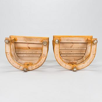 Nojatuoleja, 6 kpl, 1960/1970-luku.