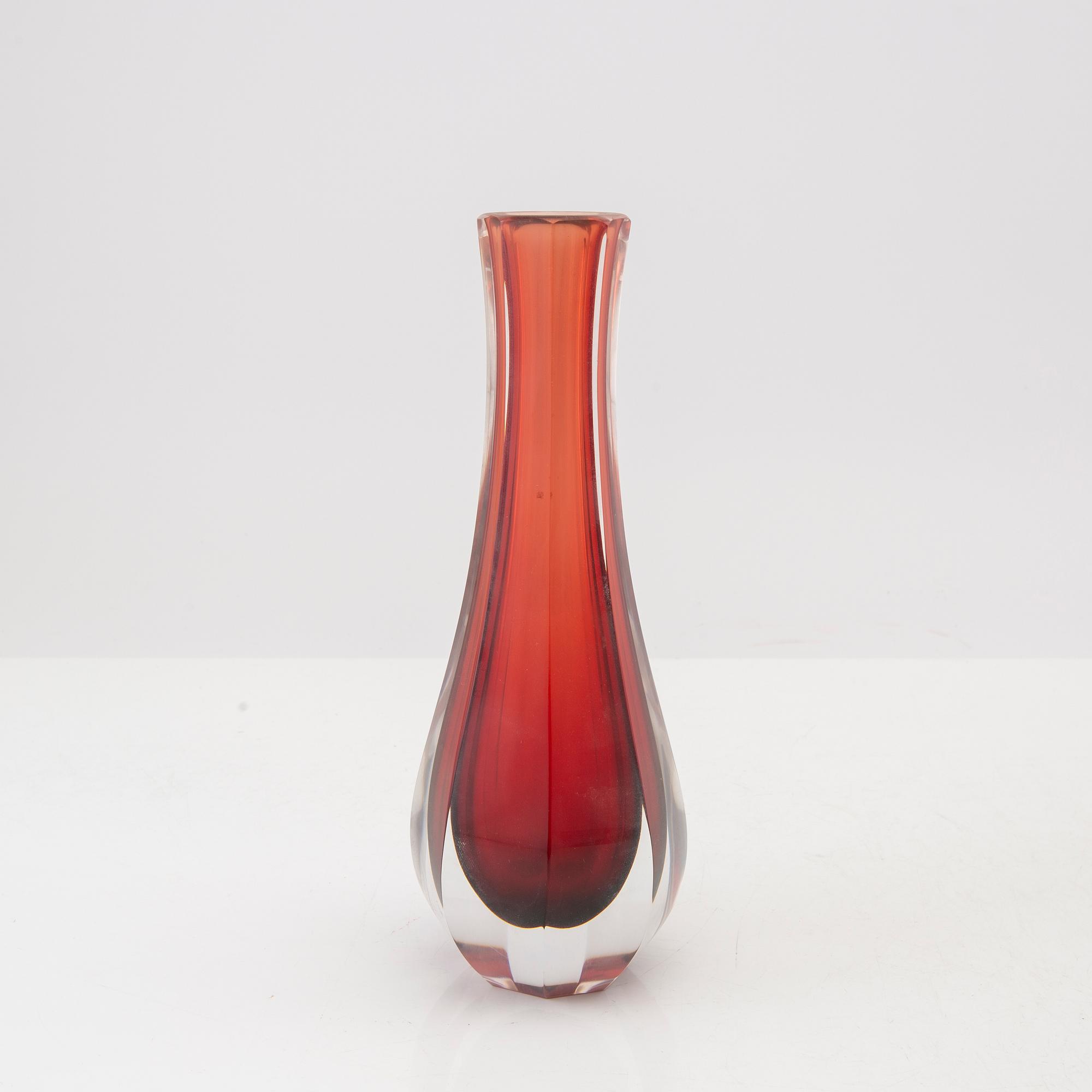 Jan & Berit Johansson, vases/decanter 5 pcs glass.