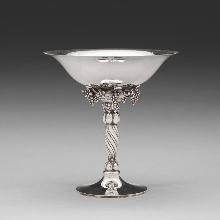 Georg Jensen, A Georg Jensen sterling 'grape-bowl', Copenhagen post 1945, design nr 263B.