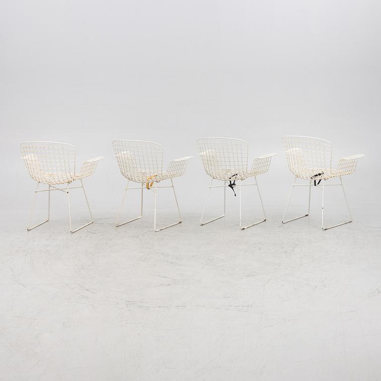 Four garden chairs, second half of the 20th century.