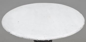 TRÄDGÅRDSBORD, gjutjärn, Eskilstuna, 1800-talets slut.