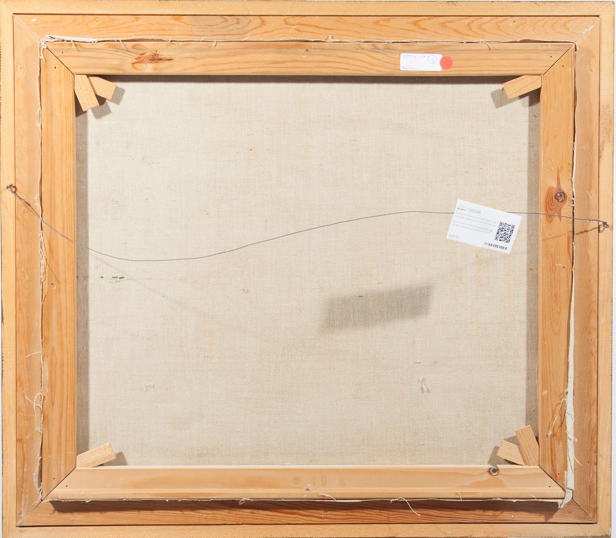 PAAVO PYYKÖNEN (PYYKKÖNEN), olja på duk, signerad och daterad -63.