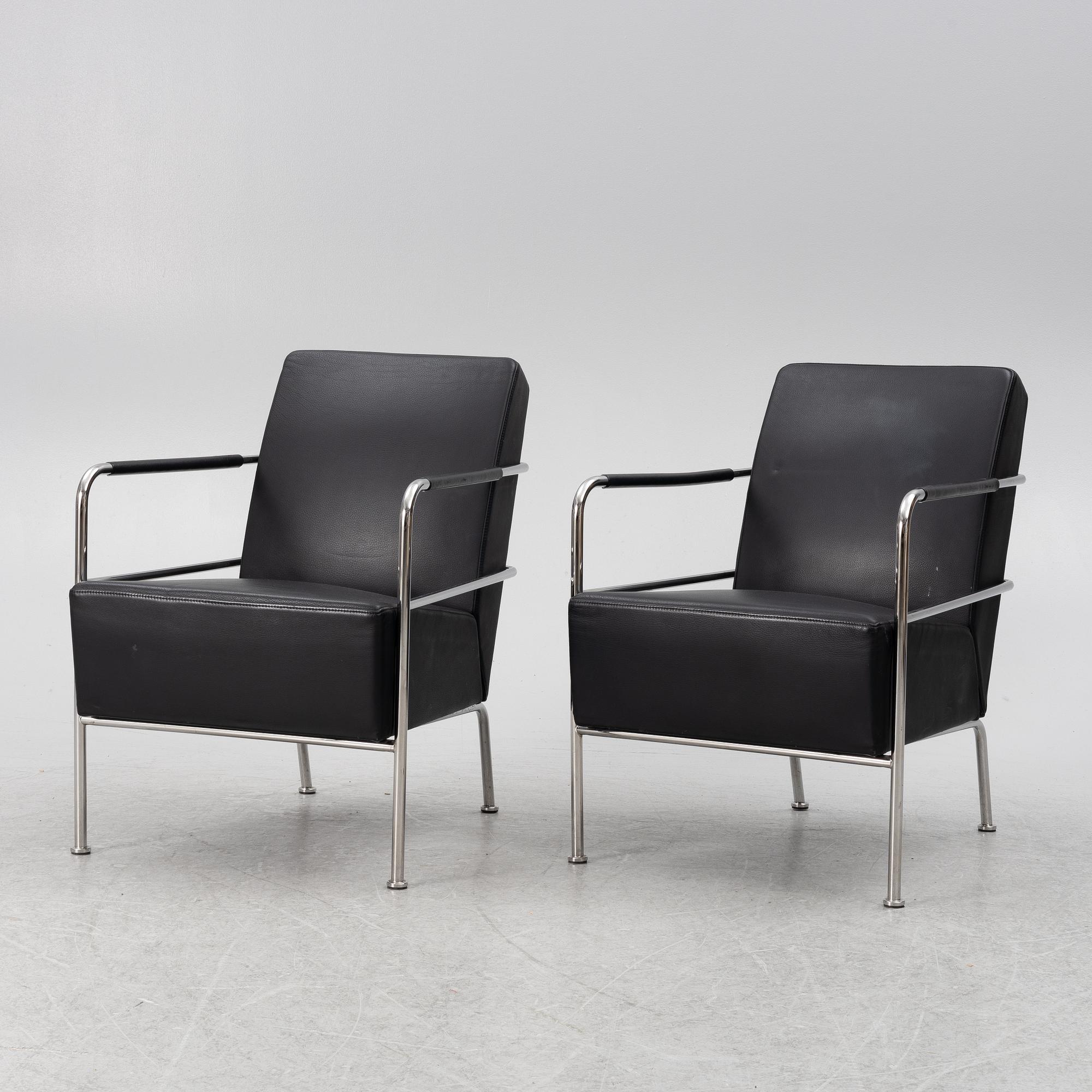 Gunilla Allard, armchairs, a pair, "Cinema", Lammhults.