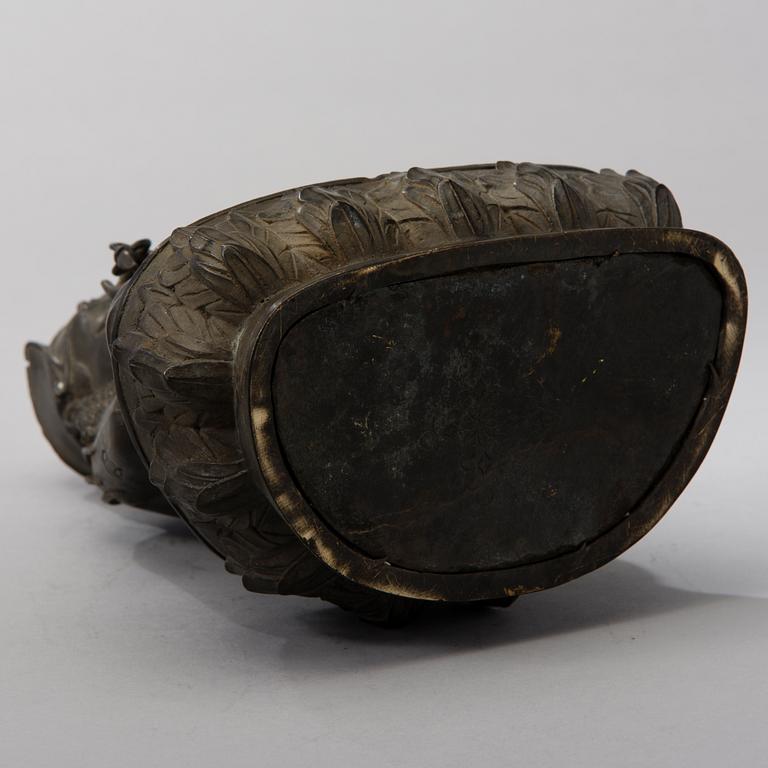 SKULPTUR, mässing, Tibet, 1900-talets senare hälft.