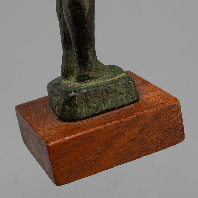 HELGE HÖGBOM, sculpture, broze, signed.