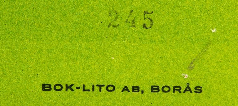 A Swedish movie poster by Gösta Åberg, James Bond "Agent 007 - Med rätta att döda" (Dr No) 1963 numbered 245.