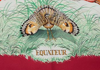 SCARF, siden "Equateur", R. Dallet", Hermès, Paris.