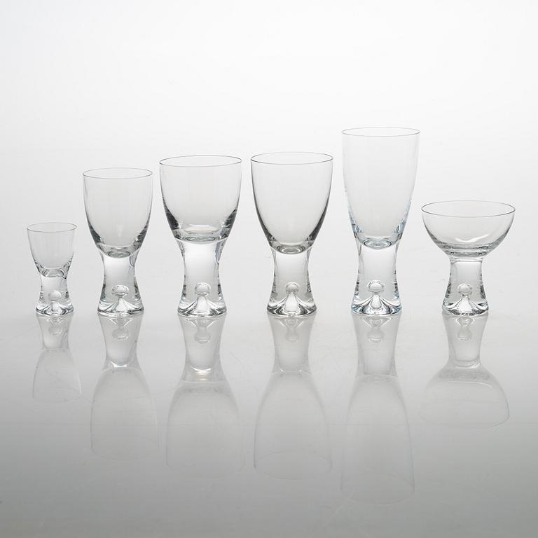 Tapio Wirkkala, A 50-piece set of 'Tapio' glassware for Iittala, Finland, model 2101.