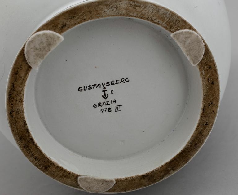 VAS, stengods, Grazia, Stig Lindberg, Gustavsberg.