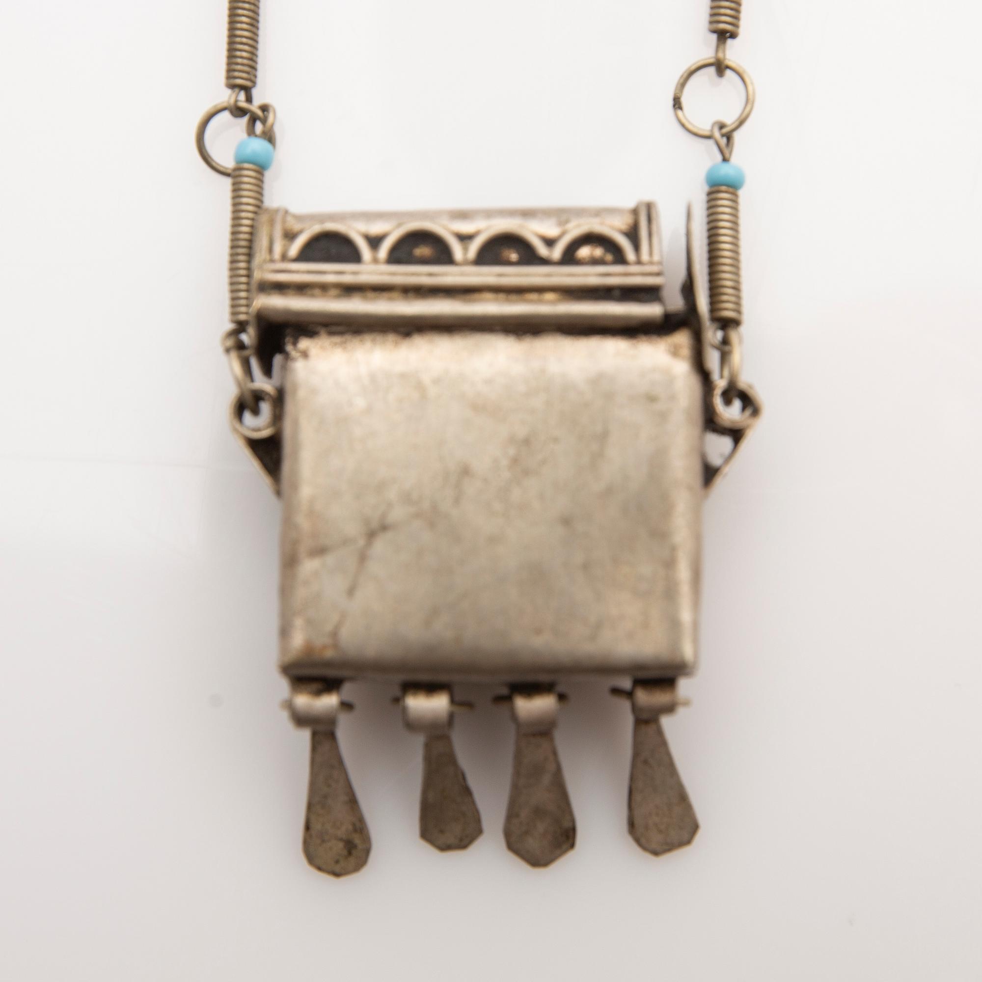 Casket, silver, possibly Morocco, 20th century.