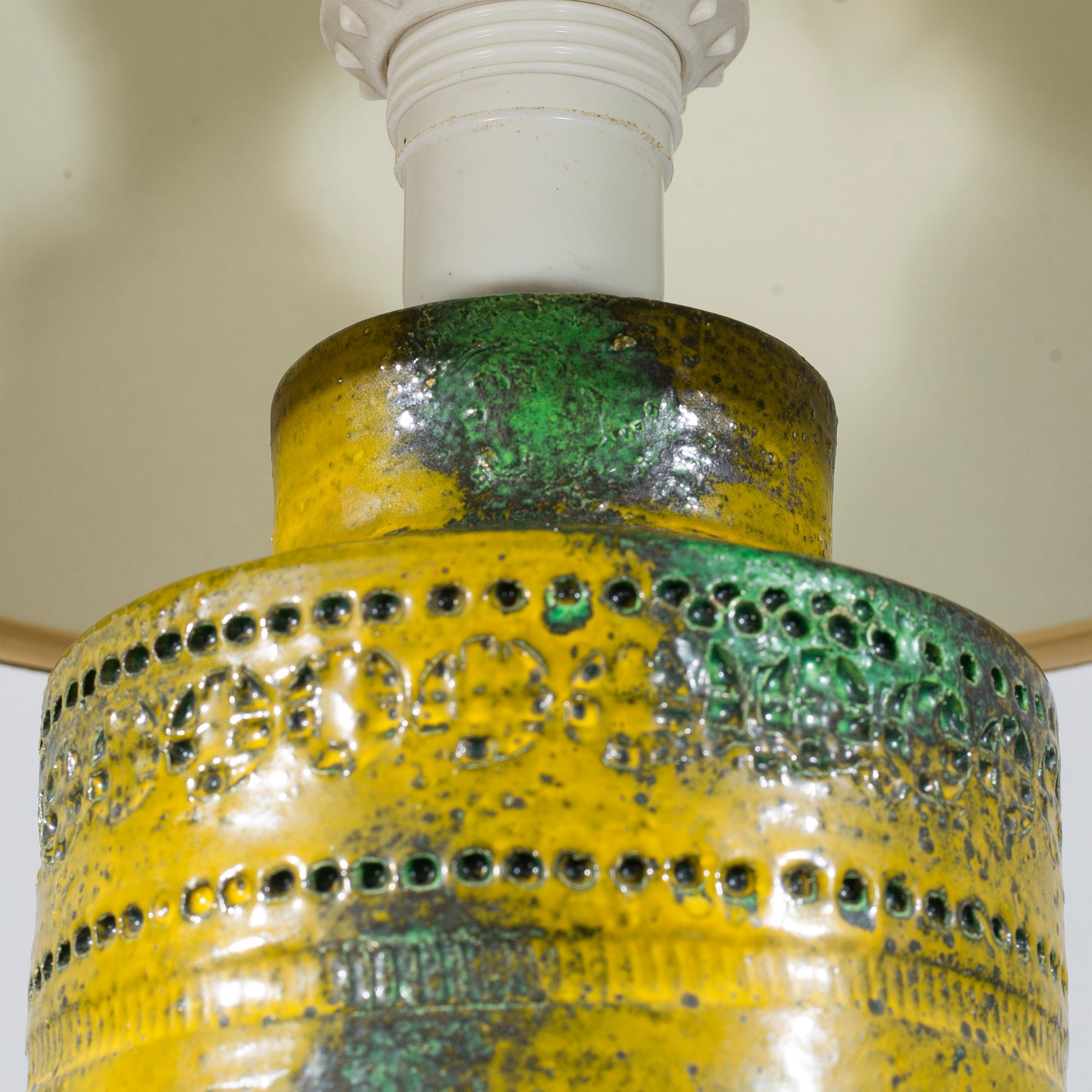 A table lamp from bitossi Italy, second half of the 20th century.