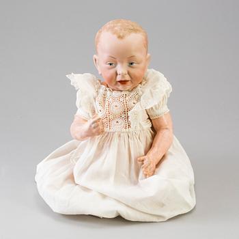 KÄMMER & REINHARDT, babydocka, karaktärsdocka Nr 100, Tyskland, 1909.