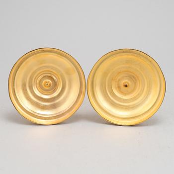 A pair of french Empire candlesticks, first half of the 19th Century.