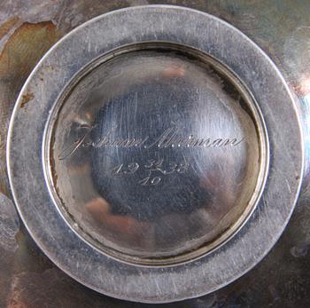 SKÅLAR, två st, silver, 1900-tal. 307 gr.