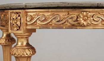 KONSOLBORD. Gustavianskt stockholmsarbete, 1700-talets slut.