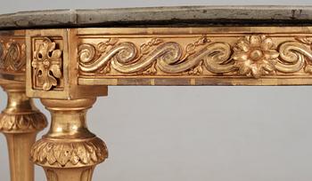 A Gustavian late 18th century console table.