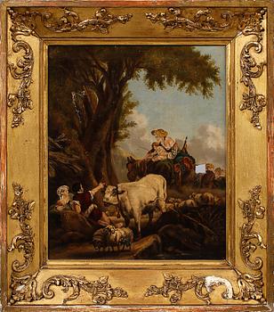 OKÄND KONSTNÄR, olja på duk, 1800-tal.