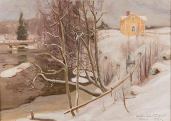 Victor Westerholm, Winter view from Karjaa.