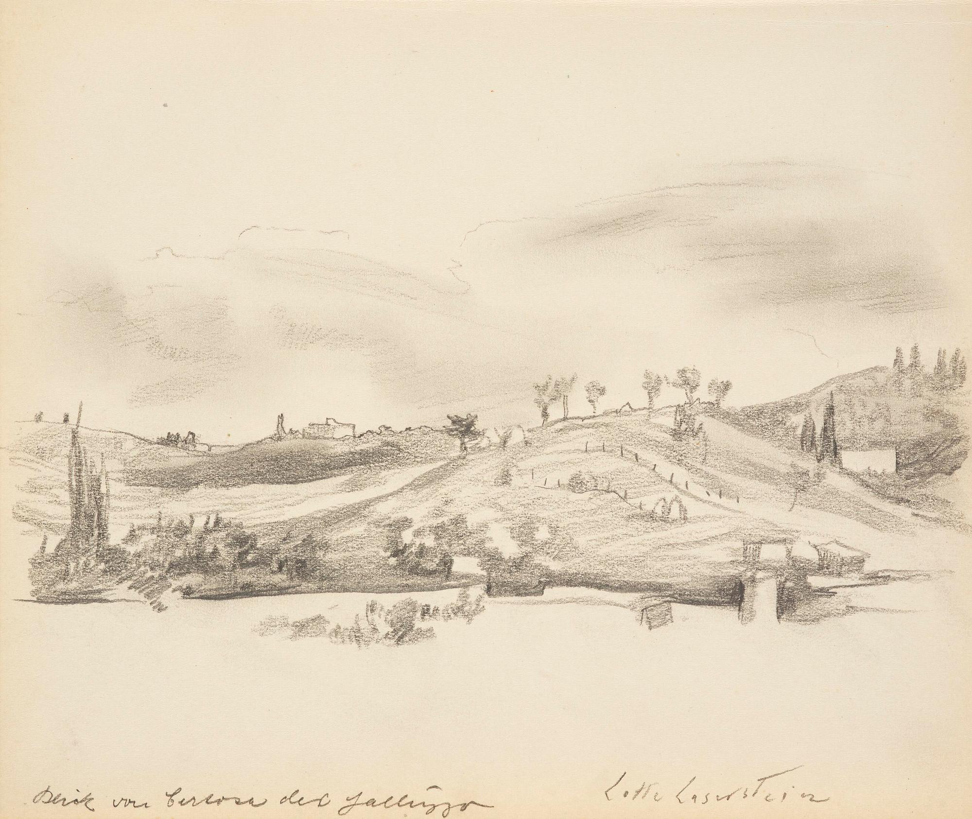 Lotte Laserstein, View over the landscape.