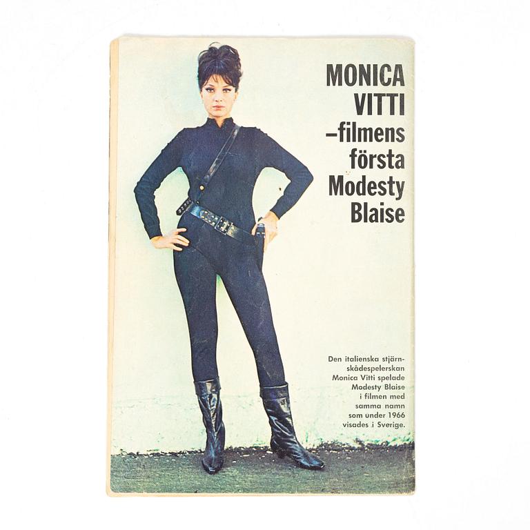 Comic book, "Agent Modesty Blaise" No. 1, 1967.