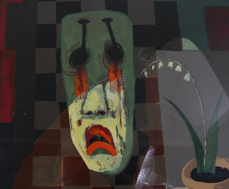 PELLE ÅBERG, färgserigrafi, 24/67.