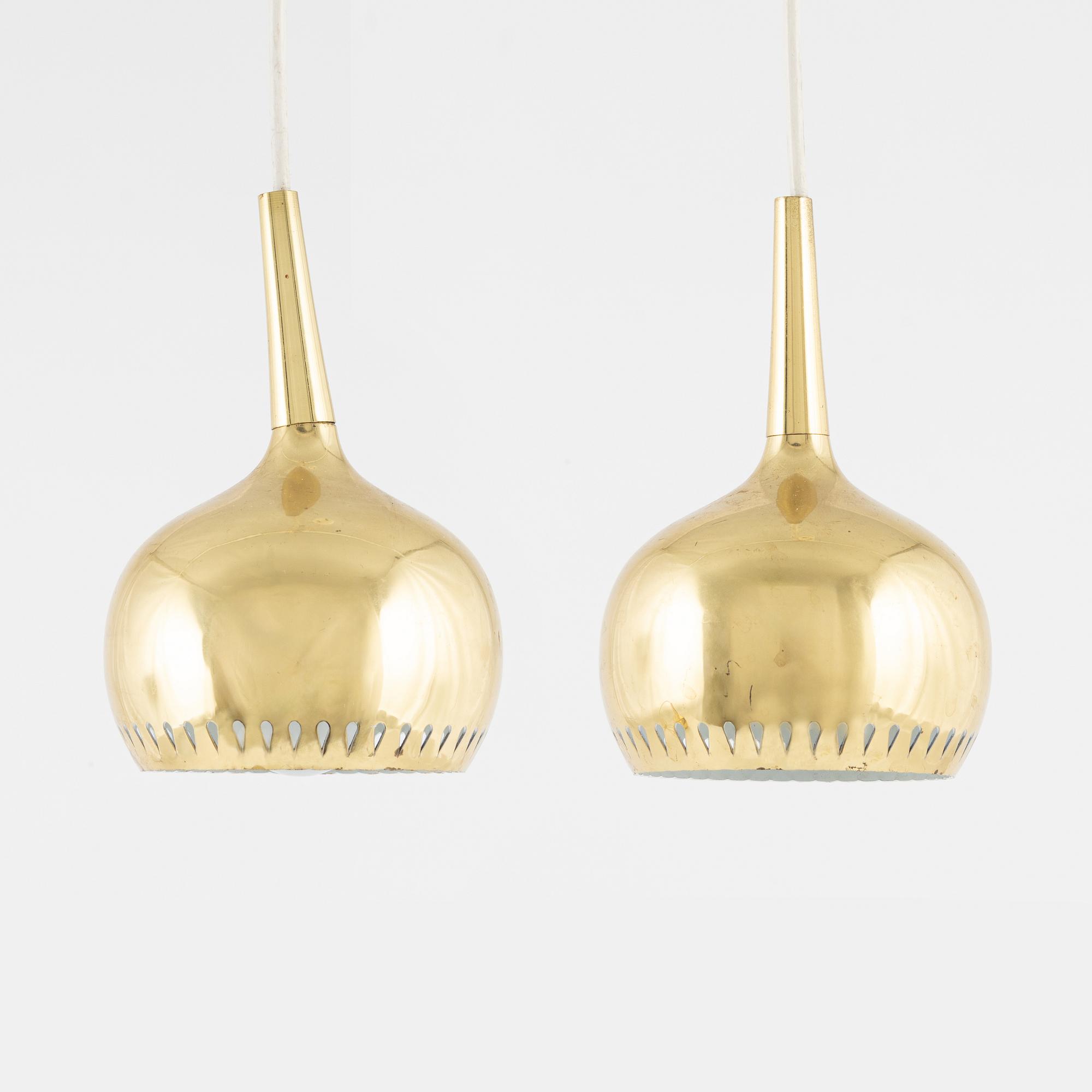 Hans-Agne Jakobsson, Window lamps, a pair, second half of the 20th century.