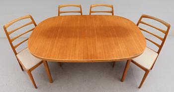 MATGRUPP, 5 delar, Bertil Fridhagen, Bodafors, 1960-tal.