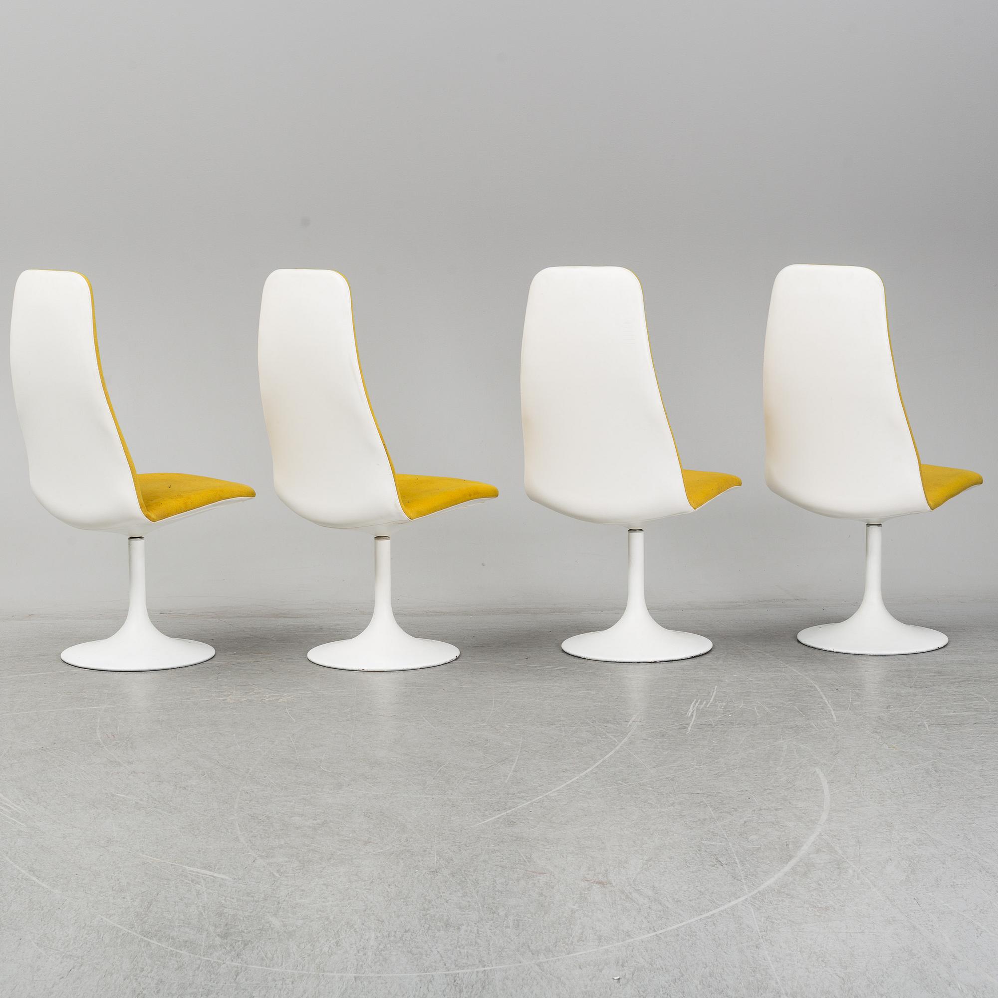 Four chairs by Johanson Design, Markaryd, Sweden.