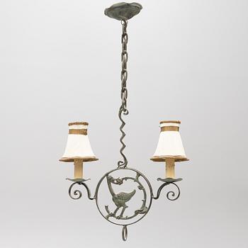 Bjerkås, a ceiling lamp model ”1312”, Gothenburg, 1930s/40s.