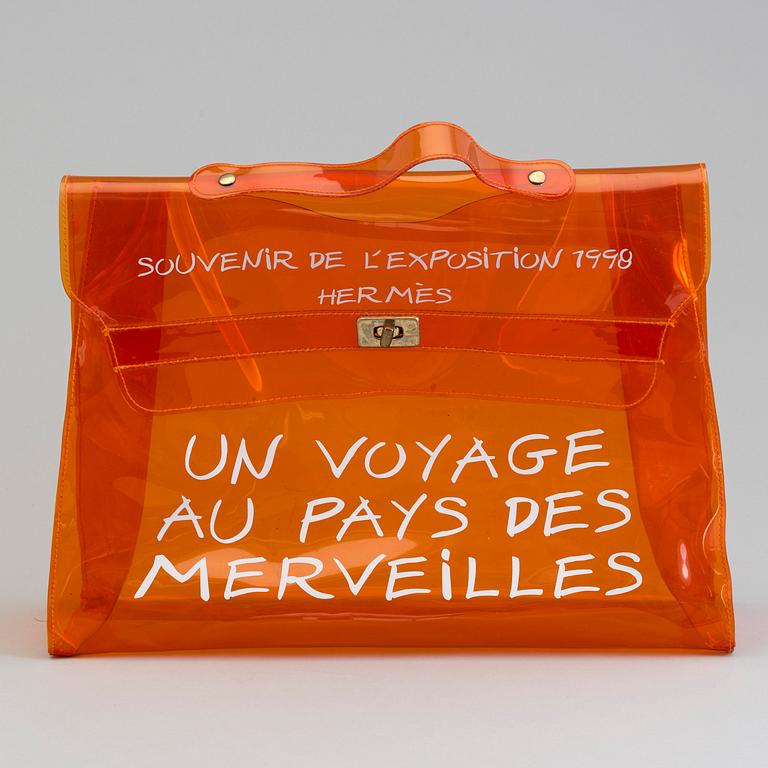 HERMÈS, a 'Plastic Kelly' handbag.