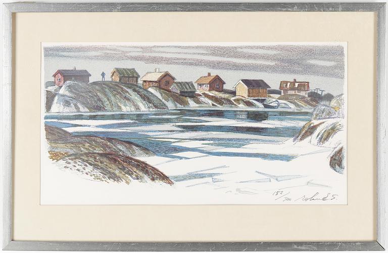 ROLAND SVENSSON, färglitografi, signerad och numrerad 152/360.