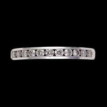 866. A Tiffany & Co diamond ring, tot. app. 0.55 cts.