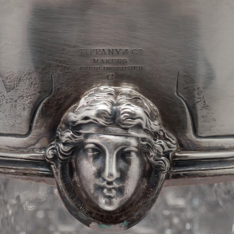 TIFFANY & CO, karaff, silver, omkring år 1900.