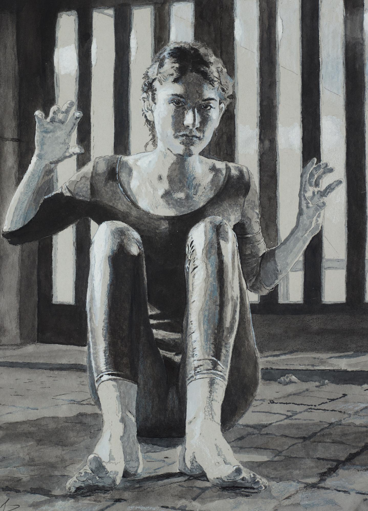 Per-Ivar Lindekrantz, watercolour and pencil, signed.