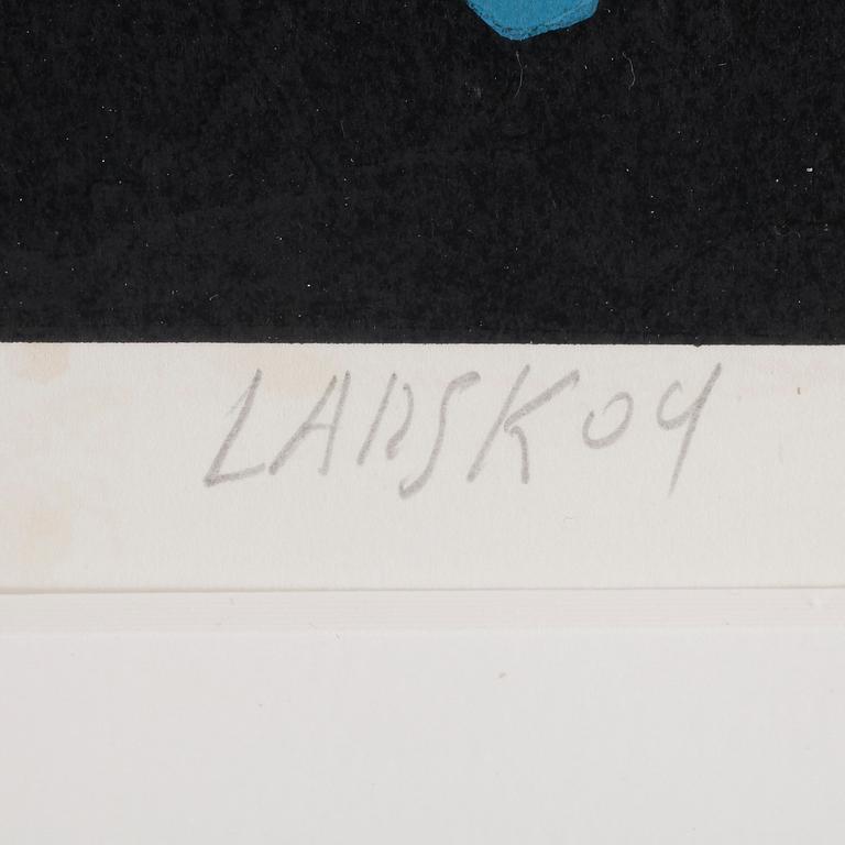 ANDRE LANSKOY. Färglitografi, sign Lanskoy o dat 53/100.