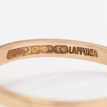 Björn Weckström, ring "Guldtorn", 14K guld, Lapponia 1982.