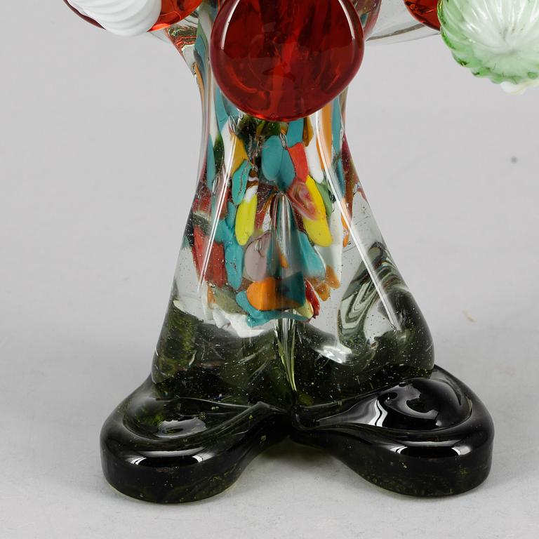 FIGURIN, glas, Murano, 1900-talets andra hälft.