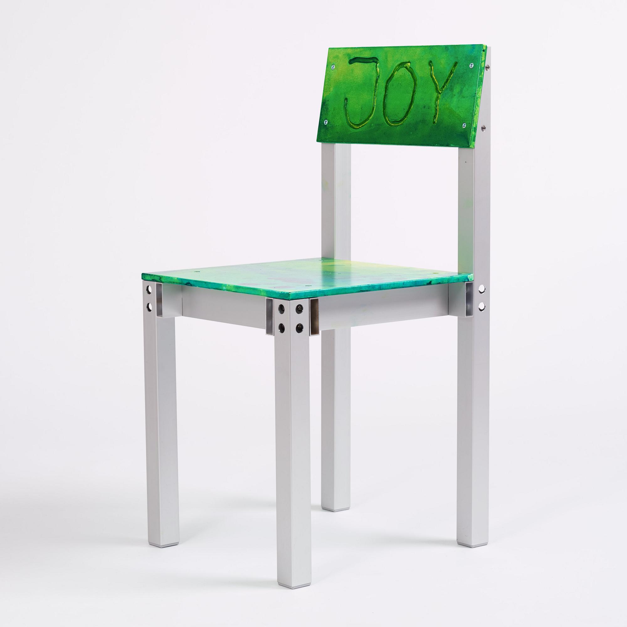 Fredrik Paulsen, a unique chair, "Chair One Open Air, The Diamond Seat", JOY, 2024.