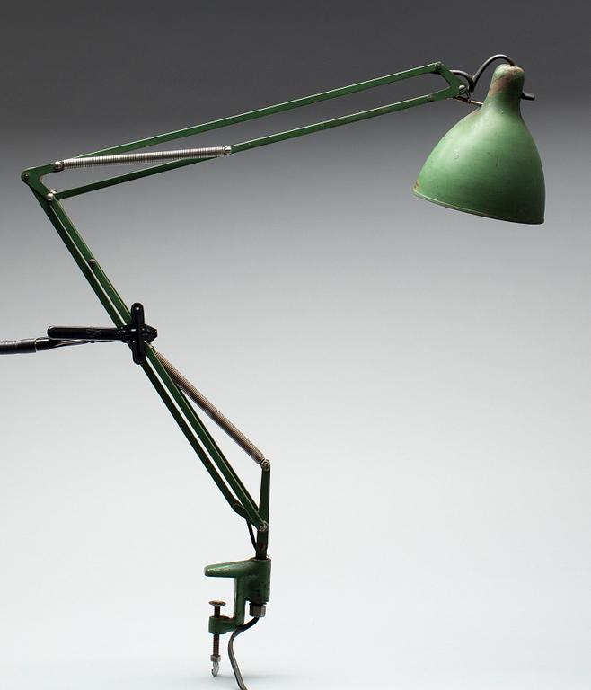 SKRIVBORDSLAMPA "Luxo", Göteborg, 1900-talets mitt.