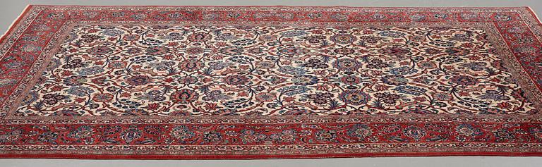Matto, semi-antique, Kashan, ca 291,5 x 183,5 cm.
