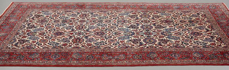 Matto, semi-antique, Kashan, ca 291,5 x 183,5 cm.