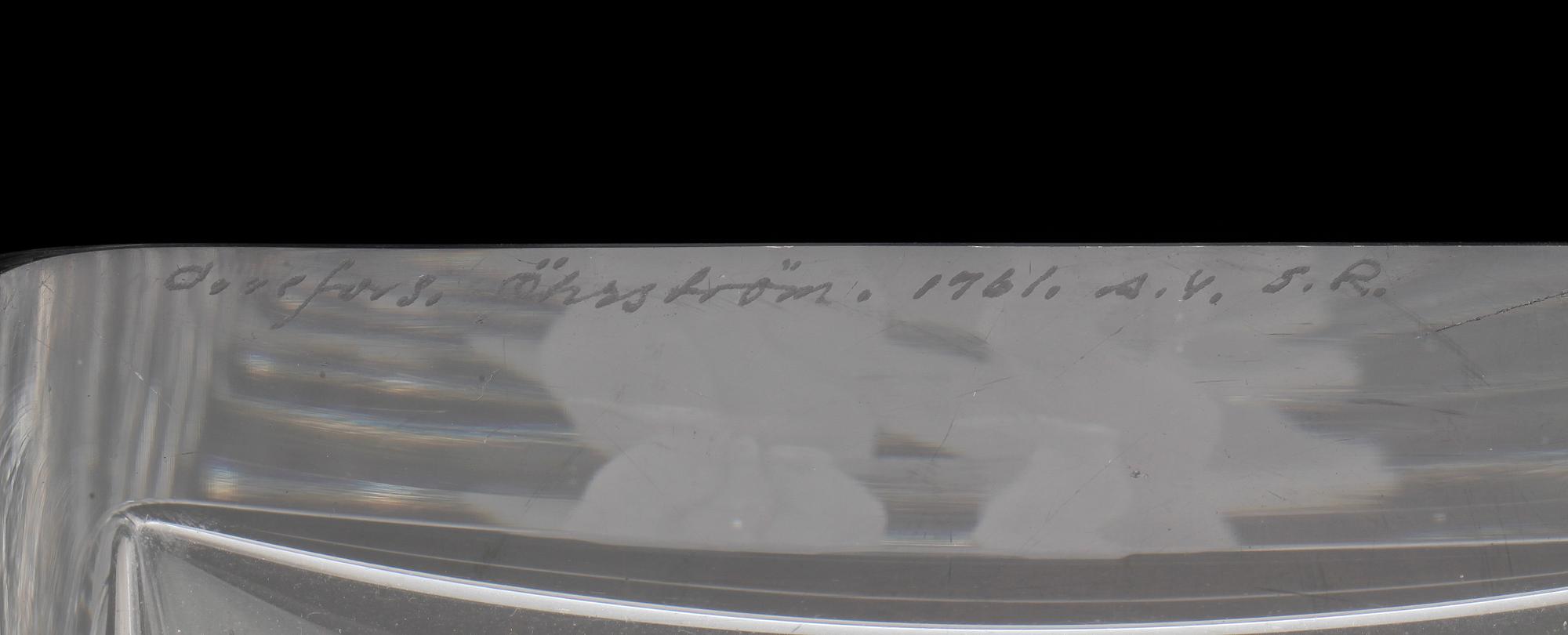 VASER, 2st, glas, bland annat Edvin Öhrström, Orrefors.