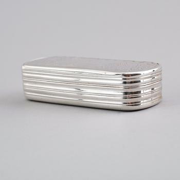 DOSA, silver, Sundström, 1868. Vikt ca 128 gram.