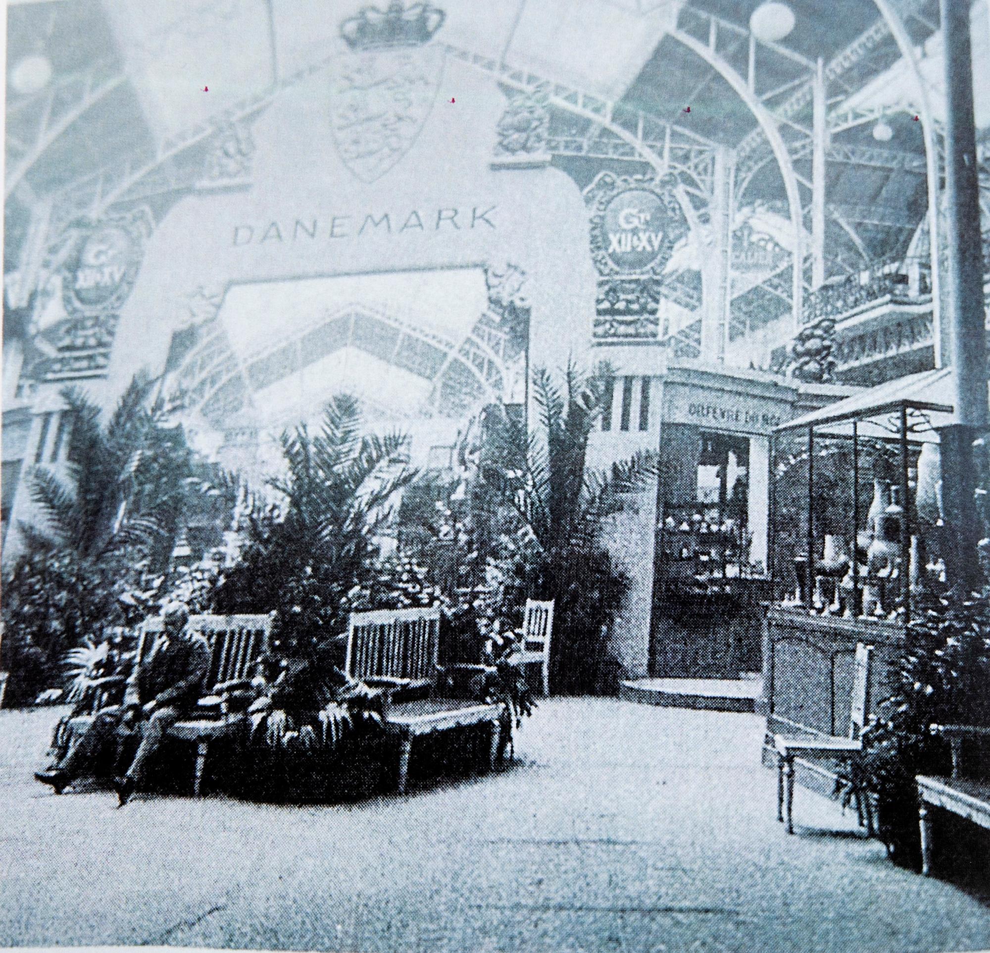 A six pcs suit Denmark around 1900.