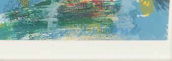 Bengt Lindström, lithograph in colours, signed and numbered 161/333.