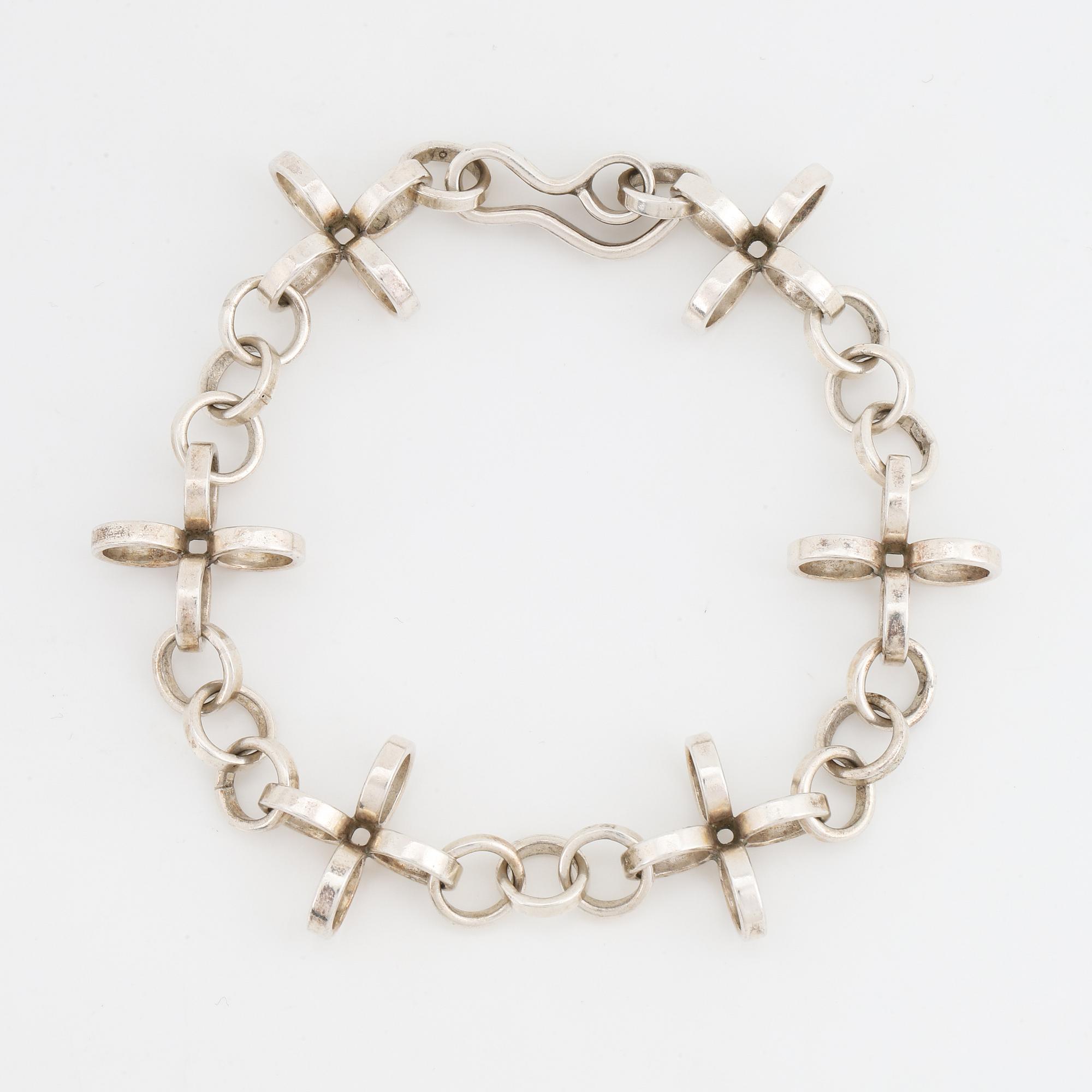 Cecilia Johansson, armband, silver. Göteborg 1989.