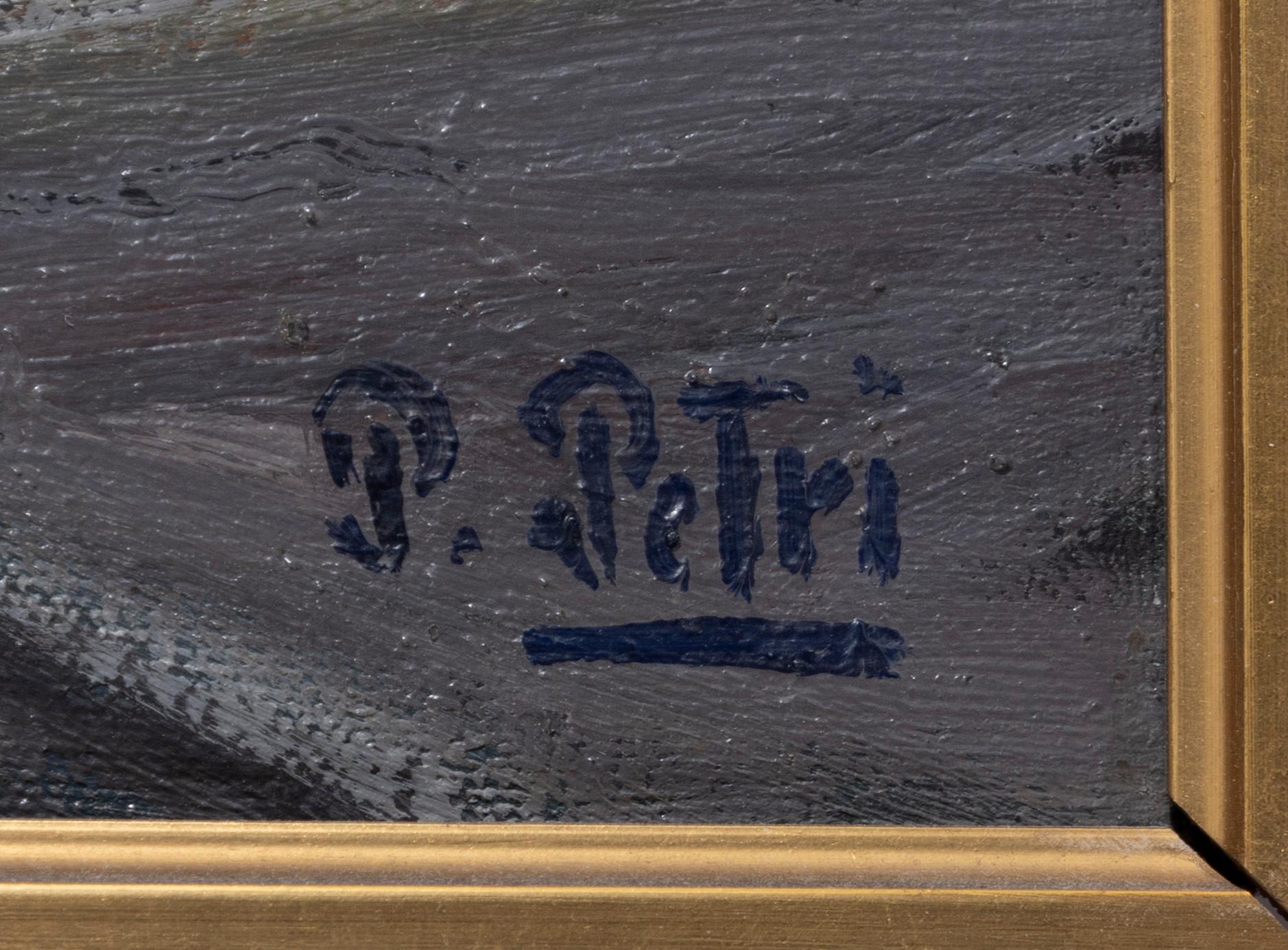 Per Petri, At anchor in Lofoten.